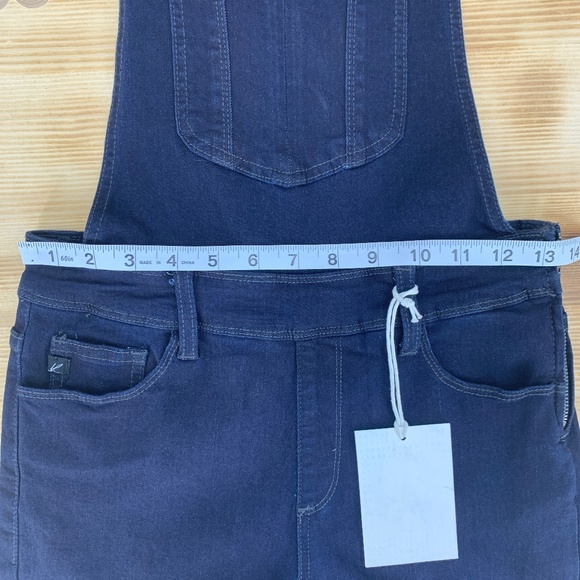 Kancan Topanga High Rise Skinny Ankle Bib Overalls Sz s - Picture 11 of 13